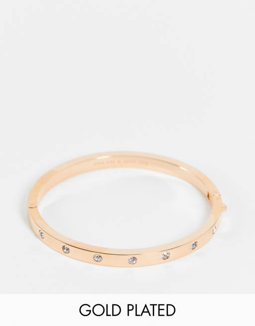 Kate Spade – Roséguldfärgat halsband med strass