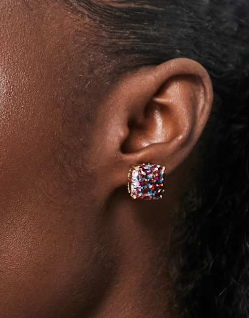 Kate spade new york glitter stud earrings sale