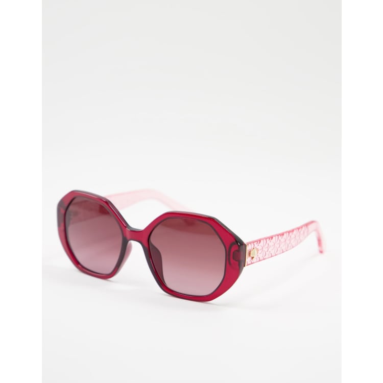 Kate Spade Sonnenbrille mit eckigen Gl sern ASOS