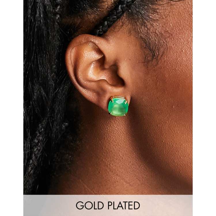 Kate spade sale emerald stud earrings