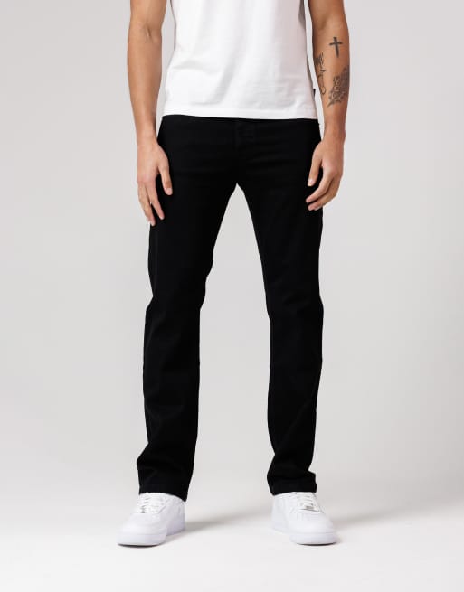 Katoenen rechte jeans van stretchdenim, 3 van 4