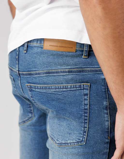 Katoenen rechte jeans van stretchdenim, 3 van 4