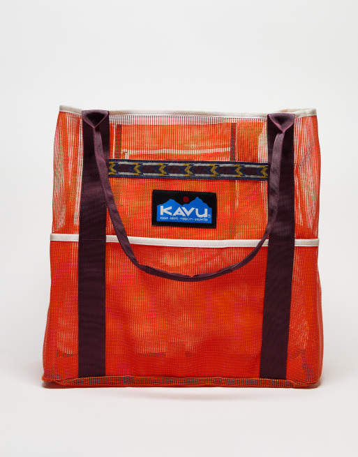 Orange and white sales kavu bag