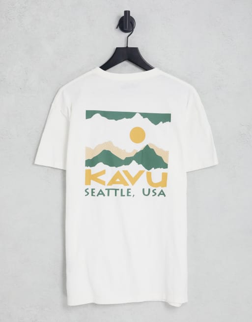Kavu – Backstamp – Gräddvit t-shirt