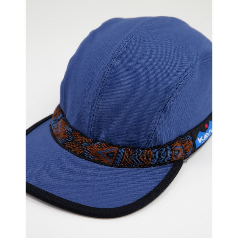 BvOXo Cappelli Kavu - Cappellino con cinturino in tessuto organico, colore blu