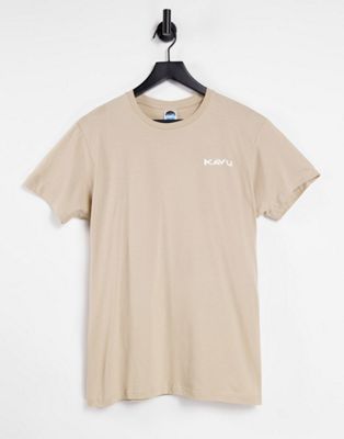 Homme Kavu - Exclusivité  - T-shirt avec imprimé paysage au dos - Beige