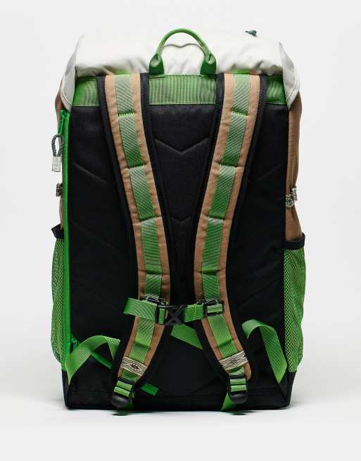Kavu Funktionaler Rucksack im mehrfarbigen Colourblock Design ASOS