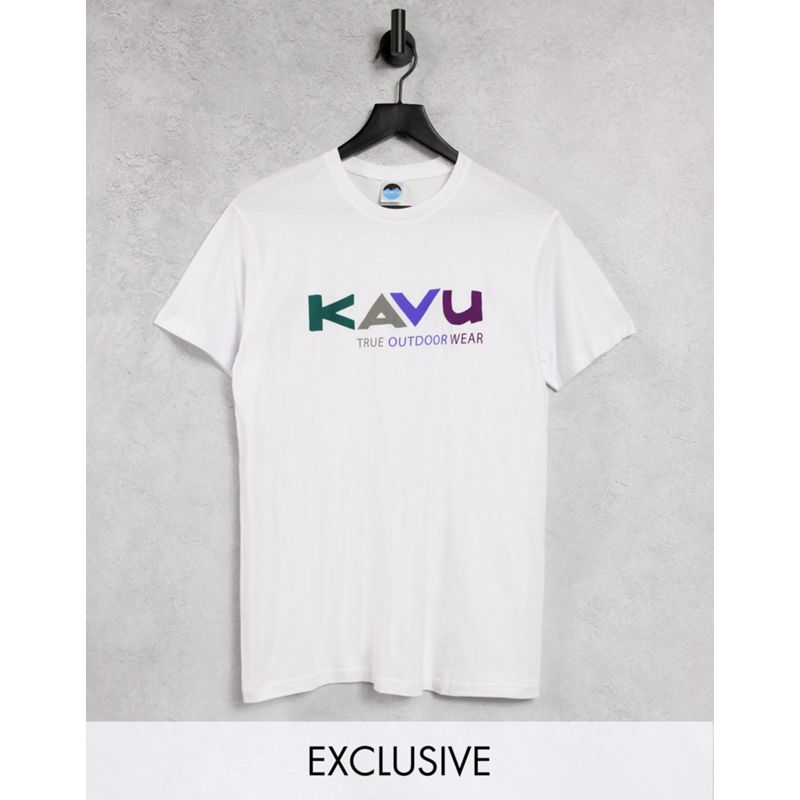 Donna  Kavu in esclusiva su - Multi - T-shirt bianca
