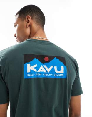 KAVU Kavu klear above etch art t-shirt in green