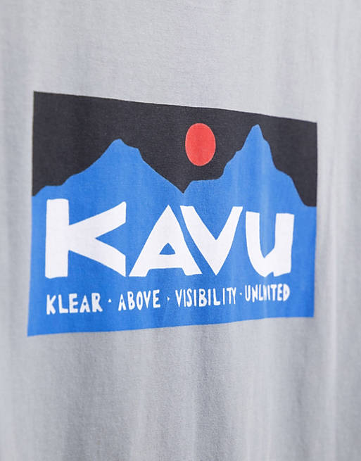  Kavu Klear Above Etch Art t-shirt in grey 