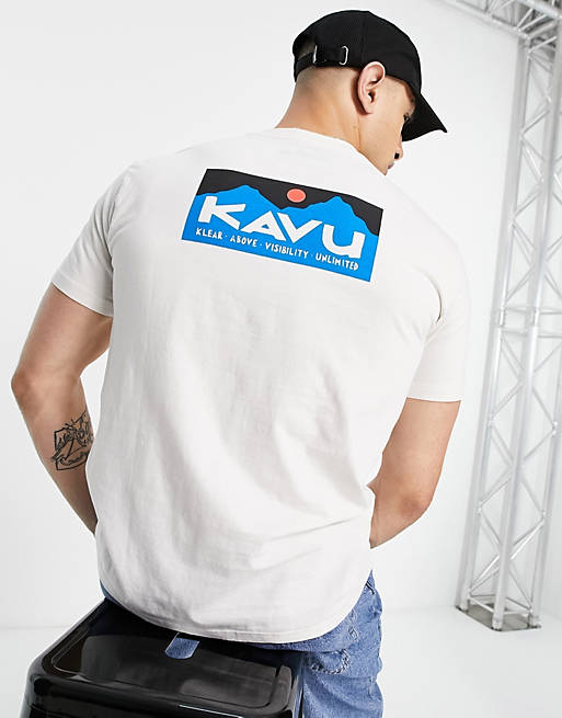 T-Shirts & Vests Kavu Klear Above Etch Art t-shirt in white 