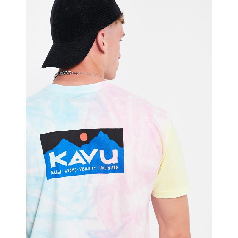 Novità T-shirt e Canotte Kavu - Klear Above Etch Art - T-shirt tie-dye con stampa sul retro