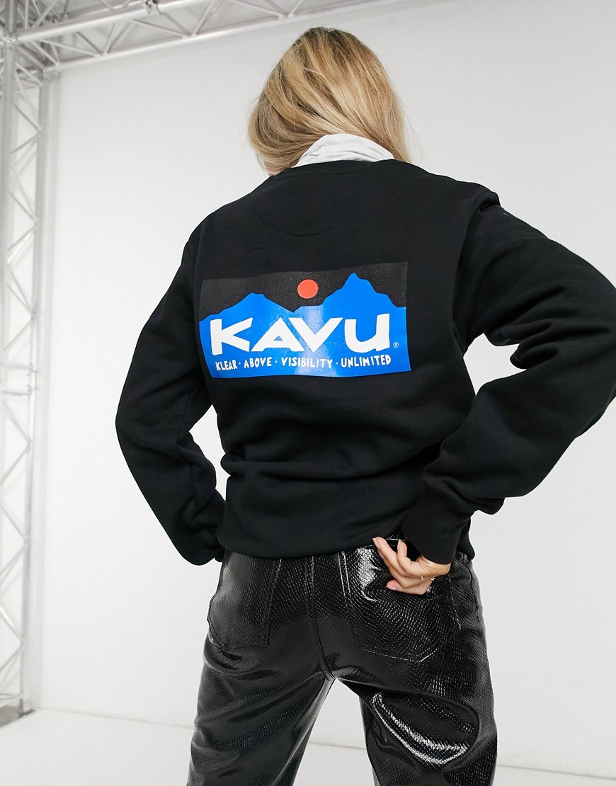 Kavu – Klear Above – Svart sweatshirt