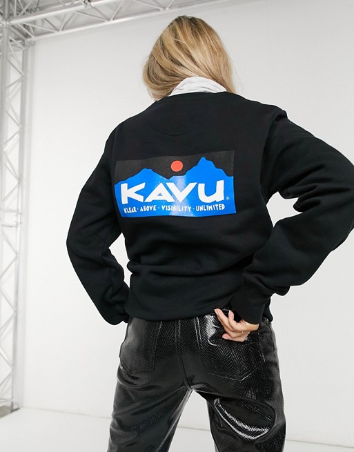 Kavu Klear Above sweatshirt in black