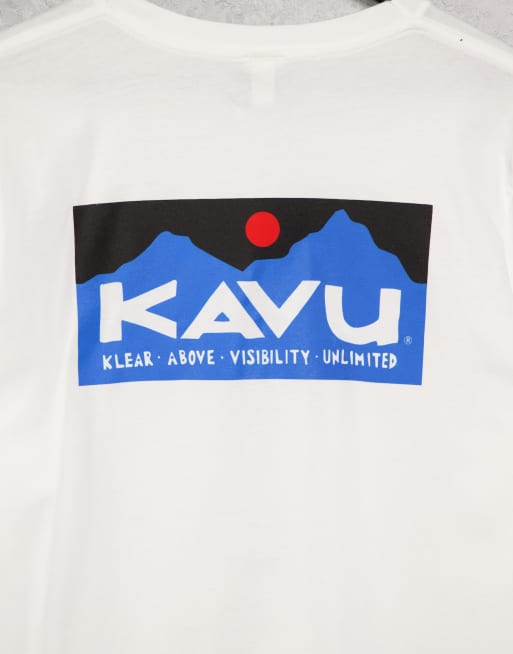 Kavu – Klear Above – Vit t-shirt med lång ärm, 4 av 4