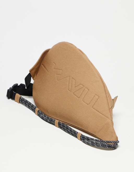 Kavu mini one shoulder rope bag in tan