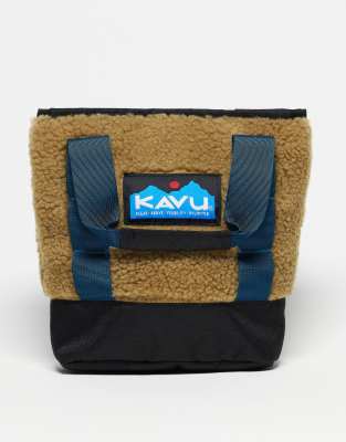 KAVU - Mini-Tragetasche mit Sherpa in Grün