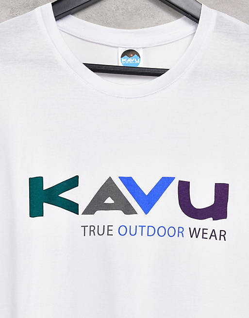  Kavu Multi t-shirt in white Exclusive at  