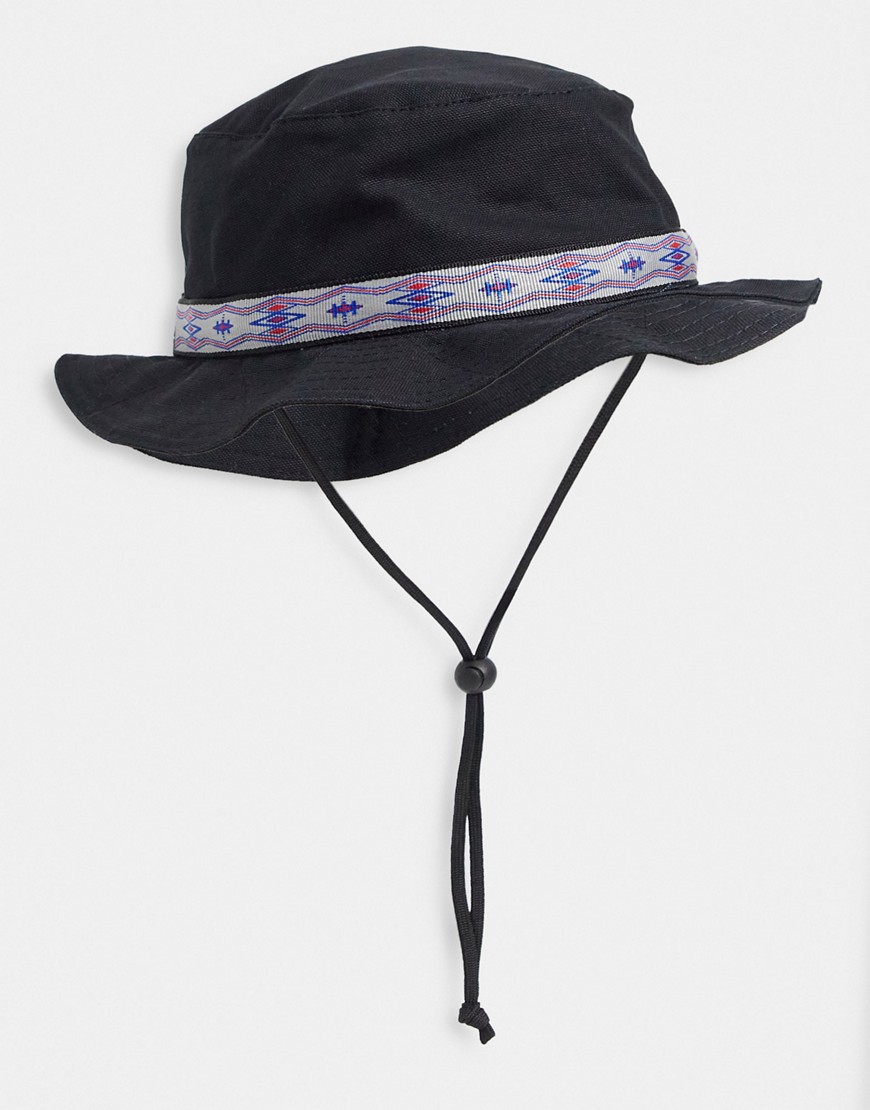 Kavu Organic Strap bucket hat in black