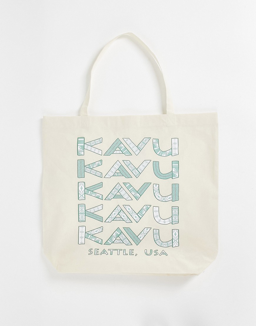 kavu -  – Original – Tragetasche in Cremeweiß