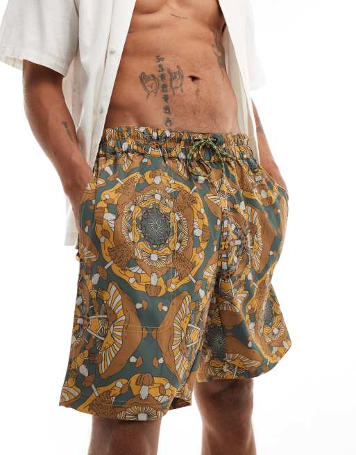 Kavu - Pantaloncini ad asciugatura rapida multicolore con protezione UV e stampa