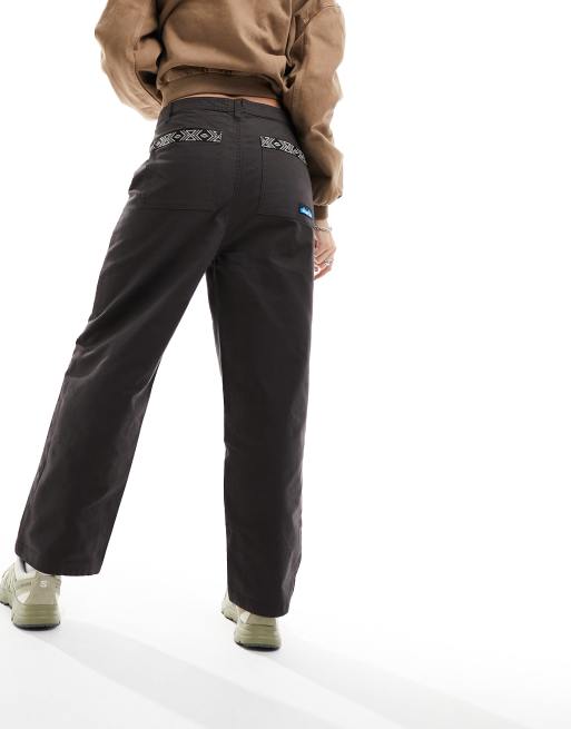 KAVU - Peri - Pantaloni con fondo ampio neri, 3 di 4