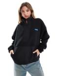 [KAVU] Kavu Rockhaven half zip fleece in black XS BLACK