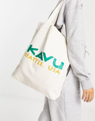 Kavu Spellout canvas tote