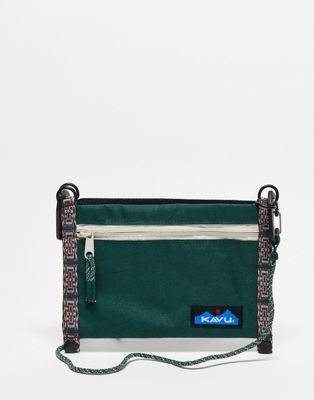 Kavu Tahoma 2-in-1 pouches in green - ASOS Price Checker