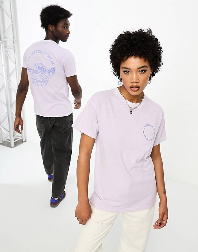 KAVU - unisex breaker t-shirt in lilac