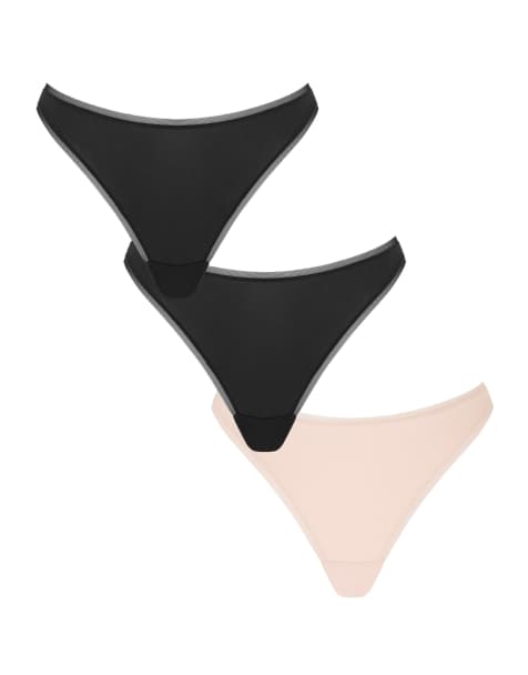 KBX 3 pack micro brazilian in black - view 1