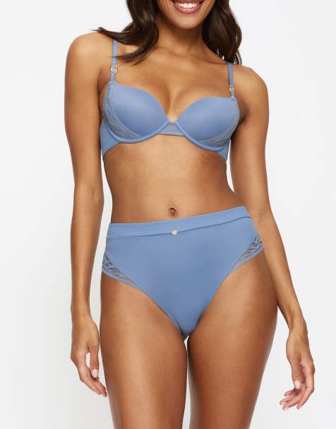 KBX Charlotte lingerie set in blue - view 1