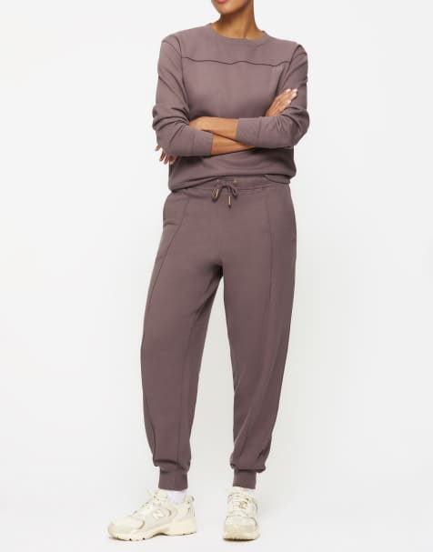 KBX Jessica sweat jogger in brown - view 1