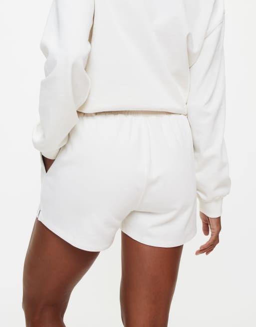 KBX Jessica sweat short in ivory , 3 of 4