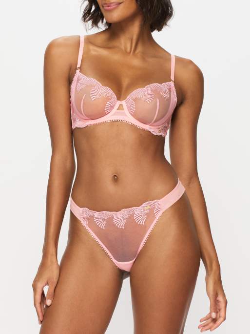 KBX Lana non pad balcony bra in pink