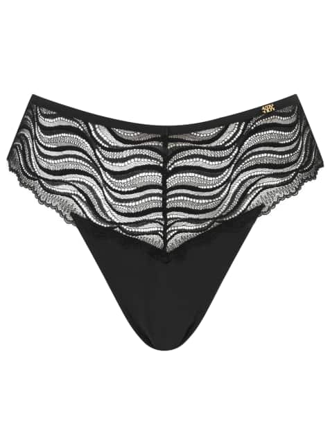 KBX Lola high waisted thong in green - view 1