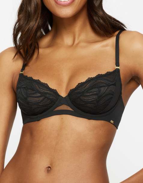 KBX Lola non pad balcony bra in black