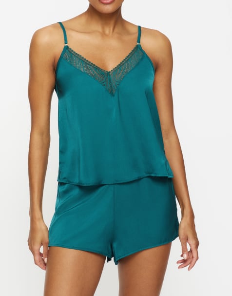 KBX Margot cami-set in green - view 1