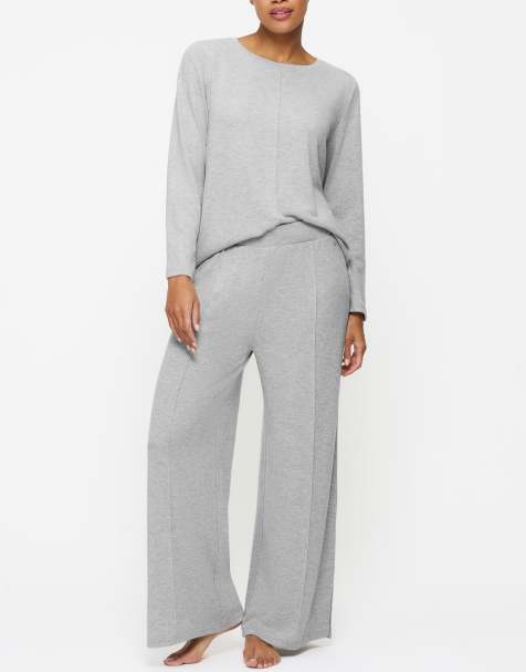 KBX Marie wide leg trouser in grey - view 1