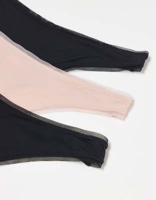 Kbx Micro 3 Pack Thong In Multi