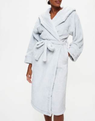 KBX Rosa cosy robe in grey - GREY