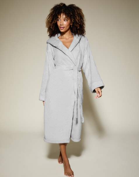 KBX Rosa cosy robe in grey - view 1