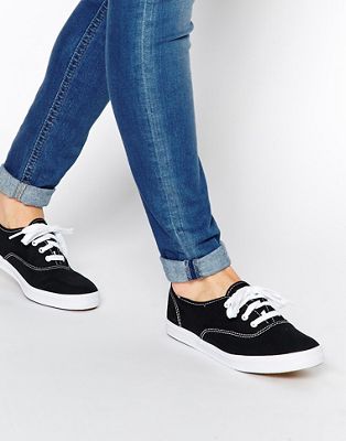 black and white keds shoes