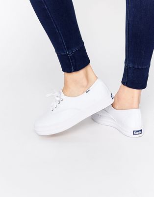 Triple White Core Plimsoll Sneakers 