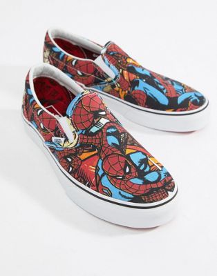 Кеды-слипоны Vans x Marvel Spiderman | ASOS