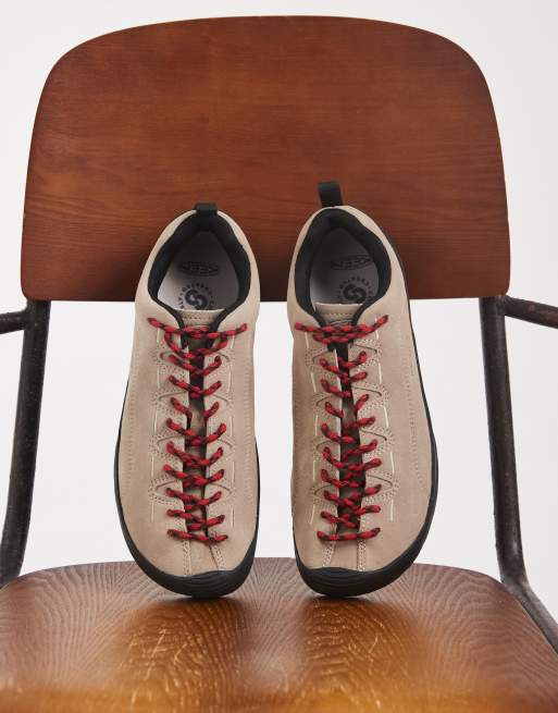 Keen Jasper brushed suede sneakers in beige, 3 of 4