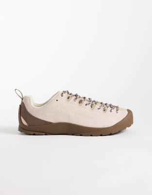 Keen Jasper Brushed Suede Sneakers In Neutral