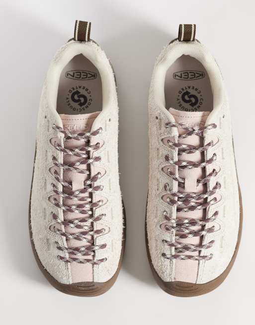 Keen Jasper brushed suede sneakers in stone, 2 of 5
