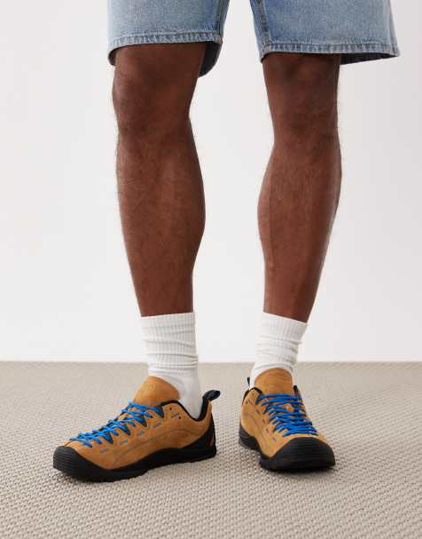 Keen Jasper brushed suede sneakers in yellow - view 1