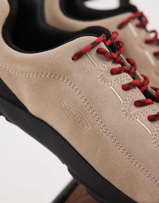 Keen Jasper brushed suede trainers in beige, 2 of 4